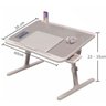 Mesa para Notebook Dobrável Portátil para Laptop Cama Sofá Regulagem de Inclinação - 2