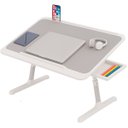 Ver imagem 1 de Mesa para Notebook Dobrável Portátil para Laptop Cama Sofá Regulagem de Inclinação
