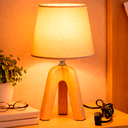 Ver imagem 2 de Abajur Luminária Quarto Sala Mesa de Cabeceira Decoração Ambiente / Abj622 - Creme