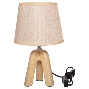 Abajur Luminária Quarto Sala Mesa de Cabeceira Decoração Ambiente / Abj622 - Creme