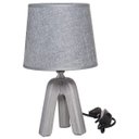 Ver imagem 1 de Abajur Luminária Quarto Sala Mesa de Cabeceira Decoração Ambiente / Abj622 - Cinza