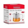 Bule Chaleira De Vidro Com Infusor Aço Inox Para Chá 450Ml - 3