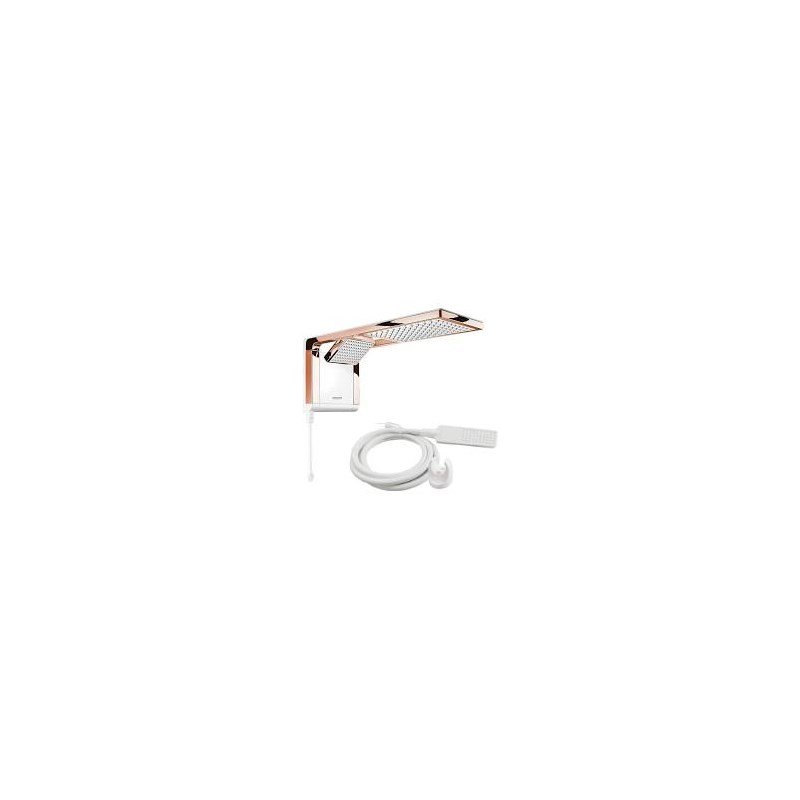 Chuveiro Acqua Duo Branco/rose Gold 127v 5500w Lorenzetti - 1
