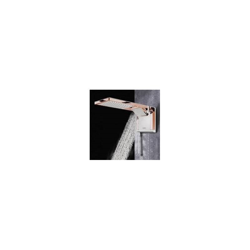Chuveiro Acqua Duo Branco/rose Gold 127v 5500w Lorenzetti - 2