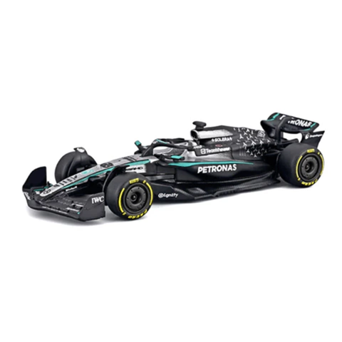 Miniatura F1 2025 Mercedes W16 #63 Russel 1:64 Bburago