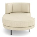 Ver imagem 6 de Chaise Longue Divã 164cm Braço Esquerdo Logus D06 Linho Creme - Mpozenato