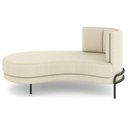 Ver imagem 7 de Chaise Longue Divã 164cm Braço Esquerdo Logus D06 Linho Creme - Mpozenato