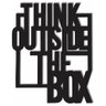 Quadro Decorativo Vazado Think Outside the Box - 2