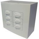 Ver imagem 1 de Caixa 4x4 Versatil Sobrepor Branco - 6 interruptores pulsador para aparelhos