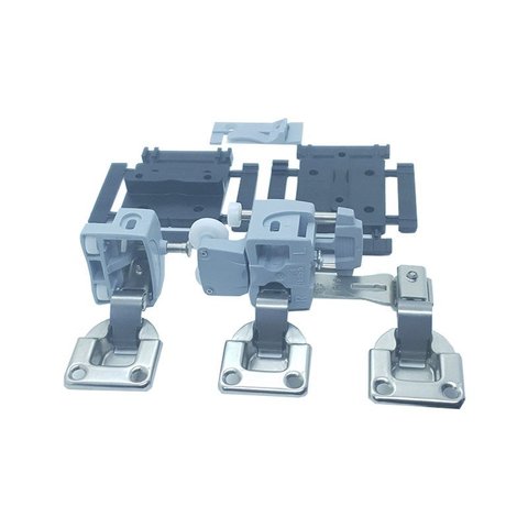 Sistema De Portas Articuladas Wing Line L Com Self Closing Hettich Lado Esquerdo