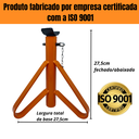 Ver imagem 6 de Par de Cavaletes Automotivos Tipo Preguiça 2 Toneladas para Suporte de Veículos Aço