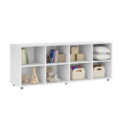 Nicho Organizador Infantil com 8 Nichos Movelbras Branco