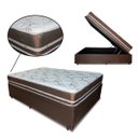 Ver imagem 1 de Cama Box com Baú Casal + Colchão de Molas Classic