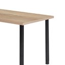 Ver imagem 3 de Mesa de Jantar Retangular 4 Lugares 110 Cm Preto Carvalho