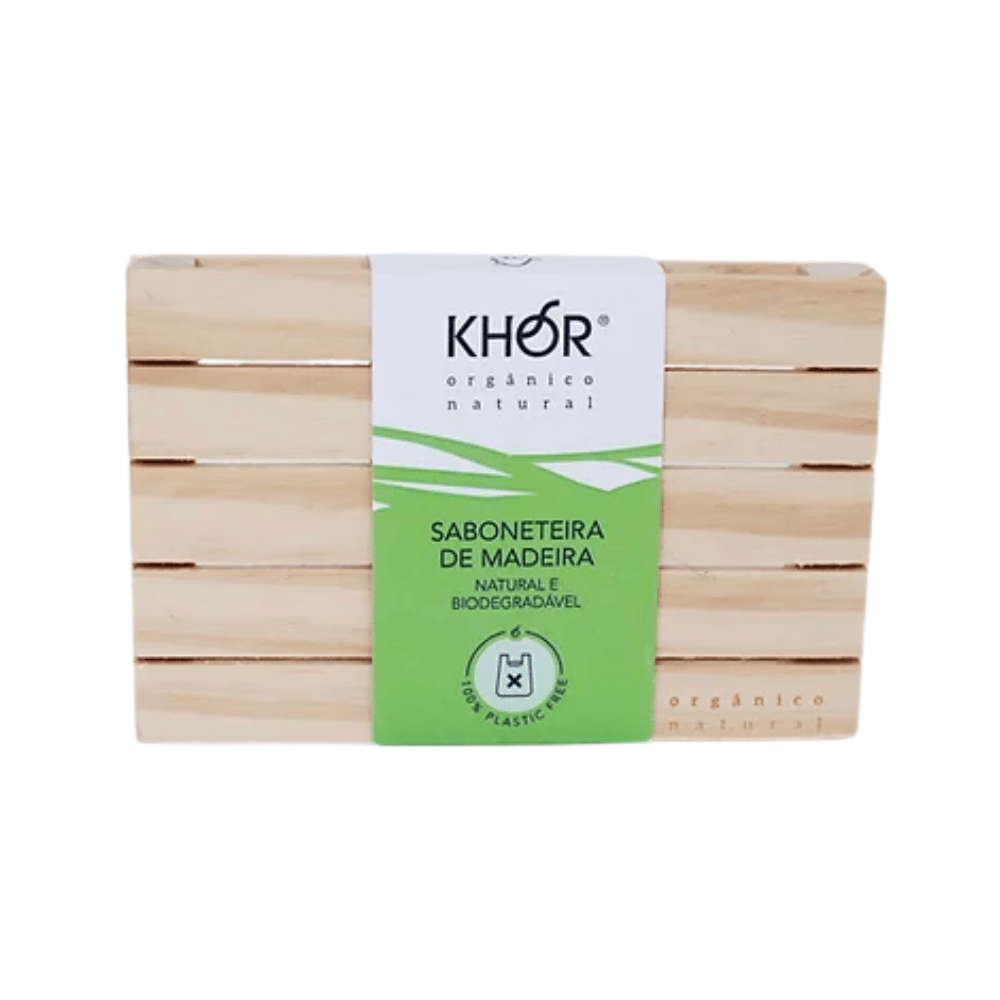 Saboneteira de Madeira - Khor Cosmetics - 1