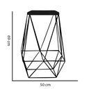 Ver imagem 3 de Kit 10 Banqueta Alta Loli Gourmet Industrial Cozinha Bar Balcão Bistrô Ferro Preto Suede Preto -