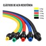 Kit Elásticos Extensores 13 Peças Musculação Yoga Pilates - 4