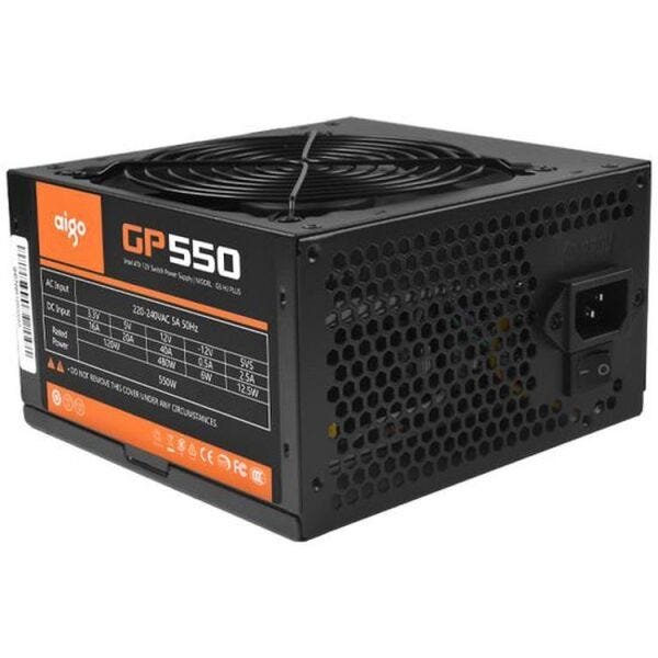 Fonte de Alimentação para PC Aigo Gp550 (G5 Hj Plus) Eu 550 Watts 80 Plus Bronze - 1