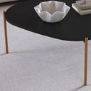 Ver imagem 3 de Mesa de Centro Organica Pe Metal Dourado Nero 28014 Artesano