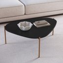 Ver imagem 2 de Mesa de Centro Organica Pe Metal Dourado Nero 28014 Artesano