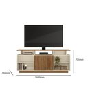 Ver imagem 5 de Rack Bancada para Tv até 65" Salvador 160cm Off White/amêndoa- Mabe Magazine