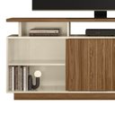 Ver imagem 4 de Rack Bancada para Tv até 65" Salvador 160cm Off White/amêndoa- Mabe Magazine