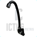 Ver imagem 6 de Torneira Cozinha Parede Giratória Bica Móvel Abs 1/4 de Volta Único