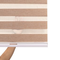 Persiana Rolo Zebra Standard 1,40 X 1,60 Double Vision Castor - 4