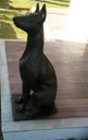 Ver imagem 6 de CACHORRO DOBERMANN O PAR ESCULTURA FERRO FUNDIDO PRONTO ARTES