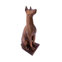 CACHORRO DOBERMANN O PAR ESCULTURA FERRO FUNDIDO PRONTO ARTES - 4