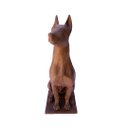 Ver imagem 3 de CACHORRO DOBERMANN O PAR ESCULTURA FERRO FUNDIDO PRONTO ARTES
