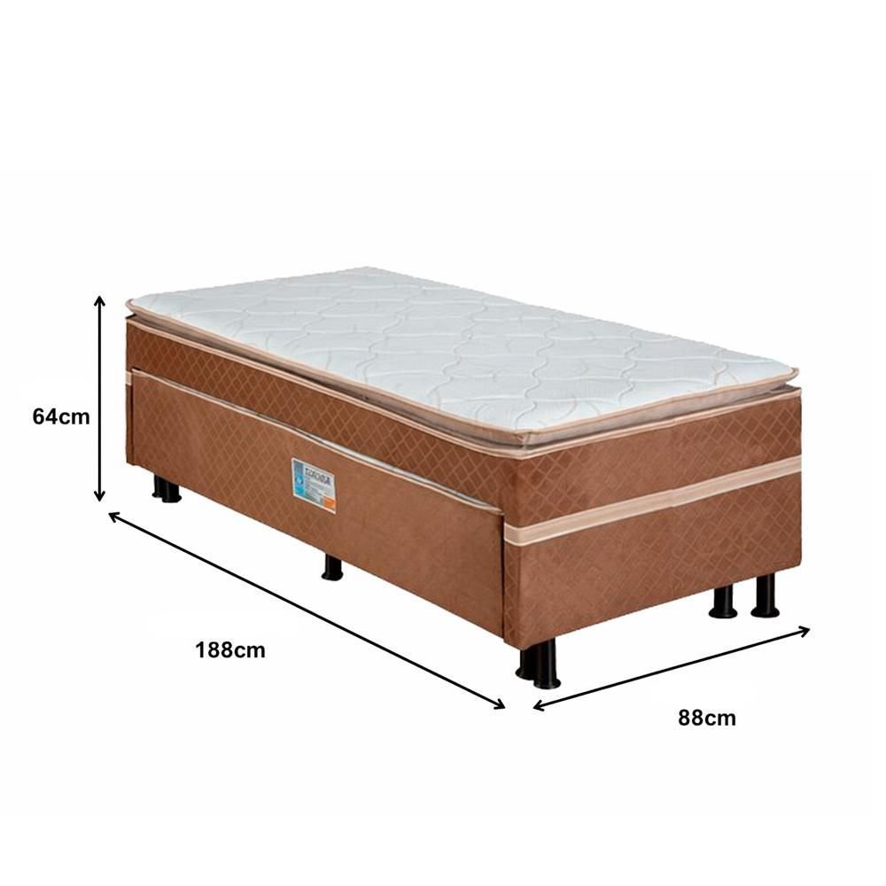 Colchobox Solteiro Orthomax Supergold Pillow 88x64 com Auxiliar