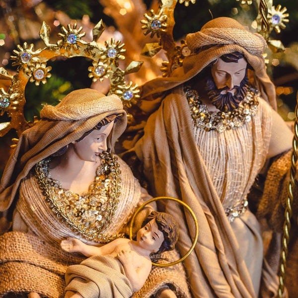 Sagrada Família Dourado 59cm | Linha Sacra Formosinha - 2