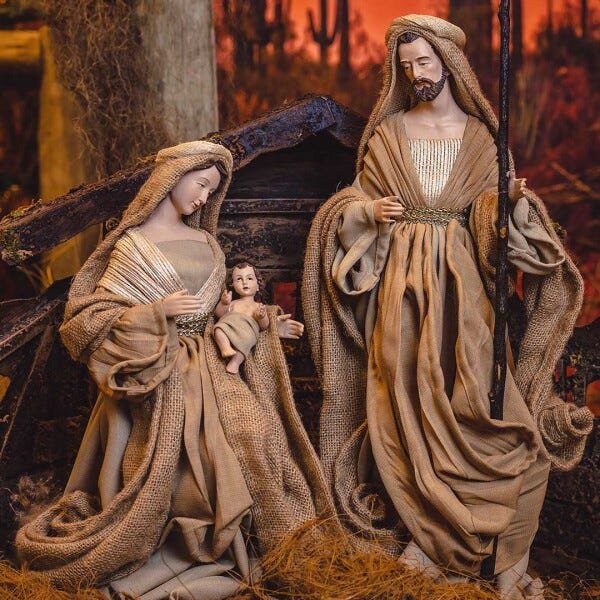 Sagrada Família com 2 peças 48cm | Linha Sacra Formosinha - 1