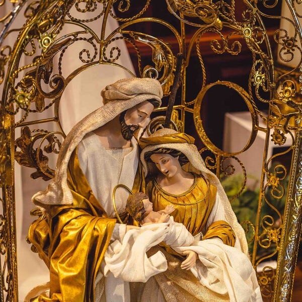 Sagrada Família com Altar 70 cm | Linha Sacra Formosinha - 5