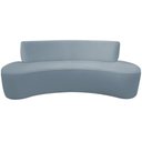 Ver imagem 3 de Sofá Orgânico 02 Lugares 150cm Mônaco Bouclé Azul Claro - Nexta Casa