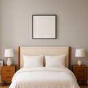 Ver imagem 1 de Cabeceira para Cama Box Queen 170cm Soft Courino Caramelo/bouclé Suave Off White - Sallar Home