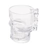 Caneca para Chopp e Cerveja de Vidro Lyor Caveira Rock Style 510ml Transparente - 1