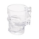 Ver imagem 1 de Caneca para Chopp e Cerveja de Vidro Lyor Caveira Rock Style 510ml Transparente
