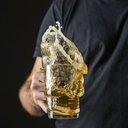 Ver imagem 3 de Caneca para Chopp e Cerveja de Vidro Lyor Caveira Rock Style 510ml Transparente