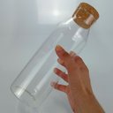 Ver mais imagens de Jarra de Borossilicato 800ml Transparente 21x8x8cm Água Suco Chá Bebidas Mesa