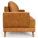 Ver imagem 2 de Sofá 2 Lugares 160cm Living Pés Curvos Santi D05 Sintético Whisky - Mpozenato