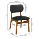 Ver imagem 6 de Conjunto de Mesa de Jantar Celebra 14 Lugares Tampo em MDF Corano Preto 330x135cm