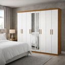 Ver imagem 1 de Guarda Roupa 8 Portas Espelho Gran Prime-grand Line