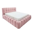 Ver imagem 3 de Estrutura de Cama Queen Estofada com Cabeceira Rosa Clara 180x220cm