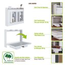 Ver mais imagens de Cama de Casal Articulável Horizontal com Nichos Mel