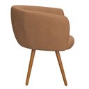 Ver imagem 7 de Poltrona Decorativa Isis Pés Palito Castanho Bouclé Terracota - Nexta Casa