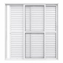 Ver imagem 3 de Porta de Correr Alumínio Branco Veneziana 03 Folhas Maxx - 210x160 - Direita