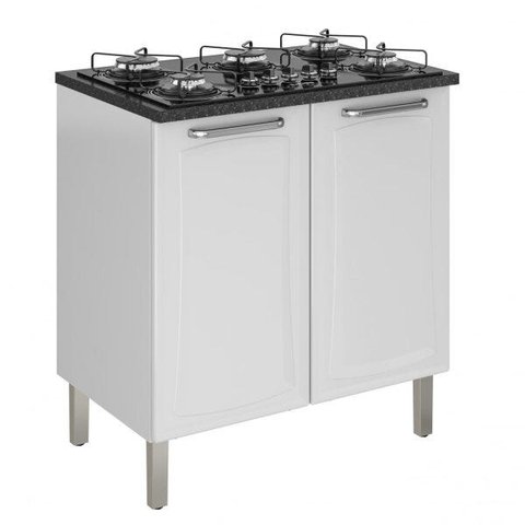 Balcão 2 Portas para Cooktop 4 Bocas Tarsila Itatiaia