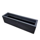 Ver imagem 1 de Vaso Cachepot Jardineira Floreira 57cm Polietileno - Cinza Chumbo - Floreira